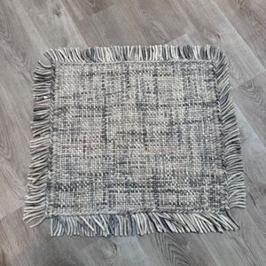 Loloi Wool Pillow Cover Woven Tassel 22” x 22” Square